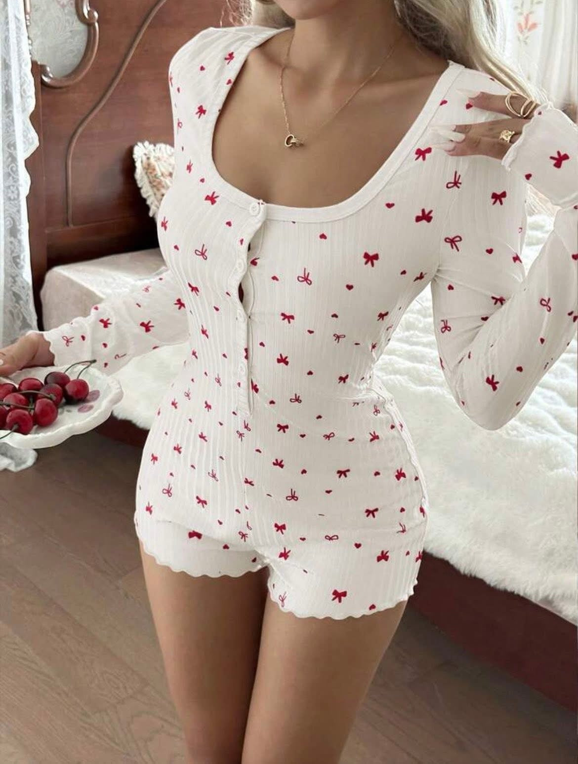 Pijama tipo mono - SHEIN